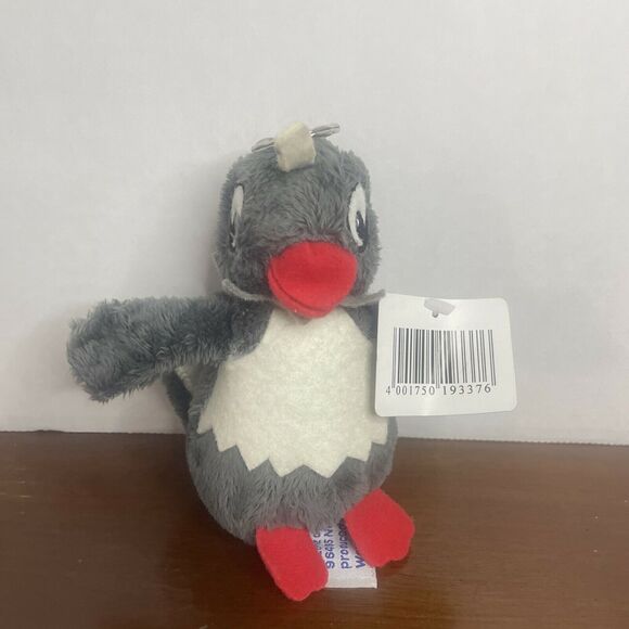 East Germany Sandman "Unser Sandmännchen , Mrs. Magpie" Plush Bird Keychain 2007 - Picture 1 of 12